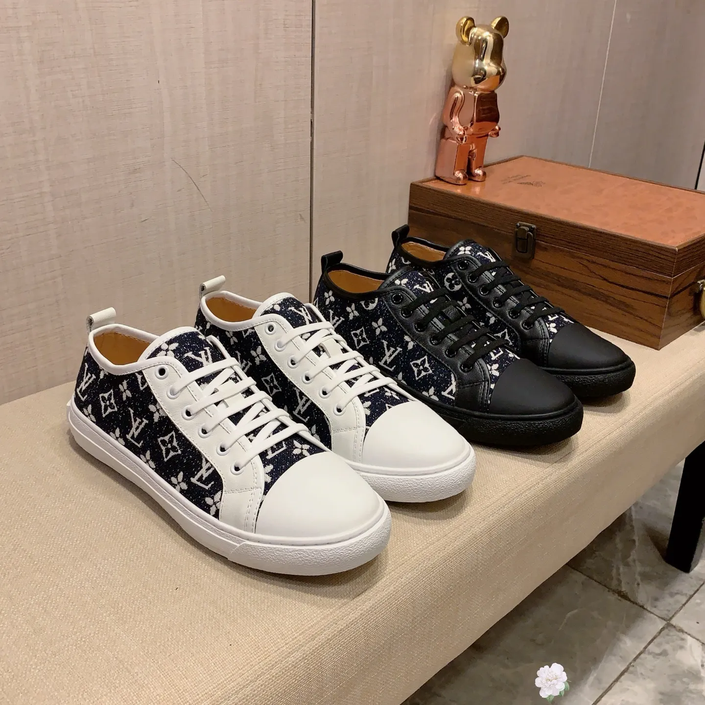 Men's Men's Shoes 💰400💰💰🎩🎩[Lightning][Lightning] "Lv*" Latest•hot style casual shoes, top brand [Seduce] luxury~purchase, top~quality. [Strong] The upper is made of imported breathable fabric with cowhide material ➕ breathable sheepskin feet (•) and fine workmanship. Original stylish and stylish soft rubber wear-resistant and non-slip outsole, light and comfortable on the feet, the real thing looks better when photographed, 0128: code: 38-44, 2️⃣ colors selected